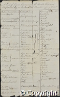 "List of negroes belonging to the Honorable William Fitzherbert Esq on Turners Hall Plantation Jan 27 1771"