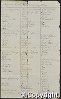 "List of negroes belonging to the Honorable William Fitzherbert Esq on Turners Hall Plantation Jan 27 1771"