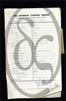 Workmen’s Compensation Act form for Fred Moore, aged 23, Labourer at Ripley Colliery
