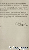 Printed letter from the National War Savings Committee