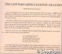 The Lottery Office Keeper's Prayer