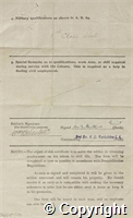 Certificate of Employment during the War