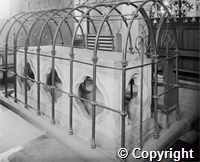 St Bertram's Tomb and Ilam and Derbyshire