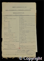 Workmen’s Compensation Act form for William Whitehead, aged 64, Packer at Britain Colliery