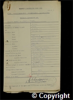 Workmen’s Compensation Act form for Albert A. Whysall, aged 30, Filler at Britain Colliery