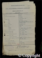 Workmen’s Compensation Act form for Thomas Brown, aged 47, Packer at Britain Colliery