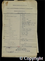 Workmen’s Compensation Act form for Frank Fletcher (Jun), aged 36, Filler at Britain Colliery