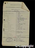 Workmen’s Compensation Act form for Jack Freeman, aged 31, Timberer at Britain Colliery