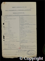 Workmen’s Compensation Act form for Fred Barker, aged 20, Clipper at Britain Colliery