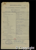 Workmen’s Compensation Act form for Edgar Rudkin, aged 46, Conveyor Attendant at Britain Colliery