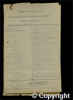 Workmen’s Compensation Act form for Harry Slater, aged 36, Deputy at Britain Colliery