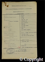Workmen’s Compensation Act form for Laurence Smith, aged 31, Gummer at Britain Colliery