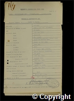 Workmen’s Compensation Act form for George H. Staley, aged 33, Underground Belt Attendant at Britain Colliery