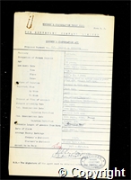 Workmen’s Compensation Act form for George A. Edwards, aged 36, Cutterman at Britain Colliery
