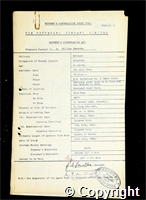 Workmen’s Compensation Act form for William Edwards, aged 44, Dataller at Britain Colliery