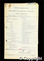 Workmen’s Compensation Act form for Charles Haynes, aged 55, Packer at Britain Colliery