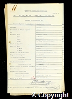 Workmen’s Compensation Act form for Henry J.W.F. Head, aged 40, Fitters Mate at Britain Colliery