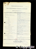 Workmen’s Compensation Act form for William T. Poole, aged 36, Filler at Britain Colliery