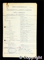 Workmen’s Compensation Act form for Walter Smith, aged 50, Timber Drawer at Britain Colliery