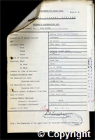 Workmen’s Compensation Act form for John Brown, aged 39, Labourer at Bailey Brook Colliery