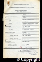 Workmen’s Compensation Act form for Ernest Coverley, aged 49, Borer at Britain Colliery