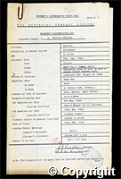 Workmen’s Compensation Act form for William Edwards, aged 45, Switchman at Britain Colliery