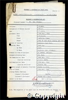 Workmen’s Compensation Act form for George Freeman, aged 27, Filler at Britain Colliery