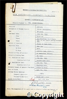 Workmen’s Compensation Act form for Joseph Freeman, aged 36, Filler (Contractor) at Britain Colliery