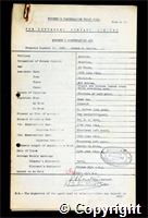 Workmen’s Compensation Act form for Joseph C. Hollis, aged 53, Onsetter at Britain Colliery