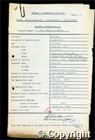 Workmen’s Compensation Act form for Charles W. Taylor, aged 31, Loader End at Britain Colliery