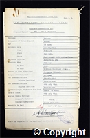 Workmen’s Compensation Act form for John H. Bannister, aged 50, Stoker at Britain Colliery