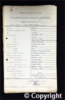 Workmen’s Compensation Act form for Herbert Walters, aged 30, Filler at Britain Colliery