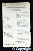 Workmen’s Compensation Act form for William Woollis, aged 38, Labourer at Britain Colliery
