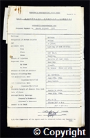 Workmen’s Compensation Act form for Harold Elliott, aged 31, Filler at Britain Colliery