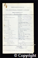 Workmen’s Compensation Act form for Dennis Finney, aged 25, Filler at Britain Colliery