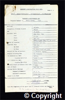 Workmen’s Compensation Act form for Dennis Finney, aged 26, Filler at Britain Colliery