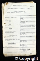 Workmen’s Compensation Act form for Herbert Allen, aged 42, Packer at Britain Colliery