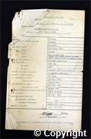 Workmen’s Compensation Act form for Harold Allen, aged 46, Clipper at Britain Colliery
