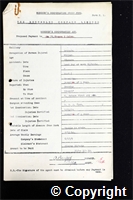 Workmen’s Compensation Act form for Thomas C. Coles, aged 28, Filler at Britain Colliery