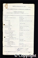 Workmen’s Compensation Act form for William F. Soult, aged 32, Cutterman at Britain Colliery