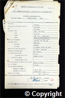 Workmen’s Compensation Act form for George Brown, aged 60, Dataller at Britain Colliery