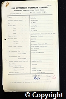 Workmen’s Compensation Act form for Ronald Burgin, aged 25, Cutterman at Britain Colliery