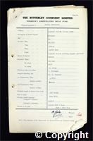 Workmen’s Compensation Act form for Wesley Beardsley, aged 43, Labourer at Central Stores Bailey Brook Colliery