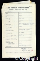 Workmen’s Compensation Act form for Ernest Evans, aged 62, Dataller at Britain Colliery