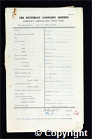 Workmen’s Compensation Act form for Joseph Fowkes, aged 27, Borer at Britain Colliery