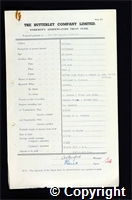 Workmen’s Compensation Act form for Dennis Hardwick, aged 22, Cutterman at Britain Colliery