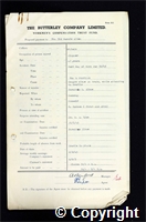 Workmen’s Compensation Act form for Harold Allen, aged 47, Clipper at Britain Colliery