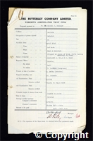 Workmen’s Compensation Act form for Samuel J. Henshaw, aged 60, Dataller at Britain Colliery