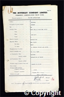 Workmen’s Compensation Act form for Arthur Hunt, aged 54, Sawyer at Britain Colliery