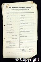 Workmen’s Compensation Act form for James Allsop, aged 25, Loader End at Britain Colliery